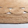 manufacturer direct safavieh natural fiber collection area rug - 3' round, natural, handmade boho charm farmhouse jute, ideal for high traffic areas in living room, bedroom (nf364a) trade price