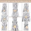 bulk purchase wooden magnetic curtain tiebacks 4 pcak, curtain tie backs for curtain holders for wall, curtain pull backs, curtain ties for drapes dark grey factory discount