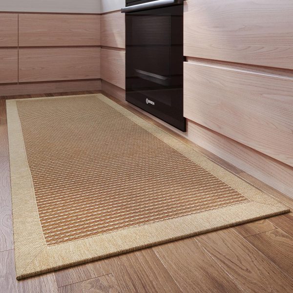 manufacturer direct lufeijiashi small kitchen rugs and mats non skid washable kitchen runner rug absorbent farmhouse style kitchen floor mats for in front of sink (light coffee, 20x32) trade price