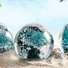 dropship from factory hand blown glass figurines ball ocean waves,paperweight glass ball,home decor collectible,aquarium decor,office decor ocean lovers mass production supply
