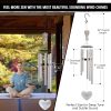 producer to buyer angel memorial wind chimes for loss of loved one - 34" large sympathy wind chimes, memorial gifts for loss of loved one mother father husband bereavement wind chimes for outside deep tone discounted pricing