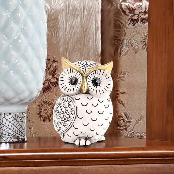 dropship from factory owl statue for home decor accents,owl decor for bookshelf bedroom living room office table desk mantle tv stand boho decoration,modern shelf decor accents animal sculptures for birds lovers,owls gift mass production supply