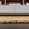 manufacturer direct jonathan y nfr101a-8 espina hand woven herringbone chunky jute indoor area rug bohemian farmhouse easy cleaning bedroom kitchen living room non shedding, 8 x 10, natural color trade price