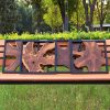 bulk purchase warmaxx rustic teak wood wall decor 17''x17 farmhouse live edge wall art decoration for home living room bedroom office handcrafted square wooden flower design wall décor trade price