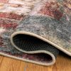 global sourcing lahome modern abstract area rug - 2x3 washable small entryway rug kitchen sink mat contemporary faux wool non-slip soft floor indoor carpet for front door kitchen bathroom pet rv,red/multi oem/odm services