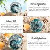 dropship from factory hand blown glass figurines ball ocean waves,paperweight glass ball,home decor collectible,aquarium decor,office decor ocean lovers mass production supply