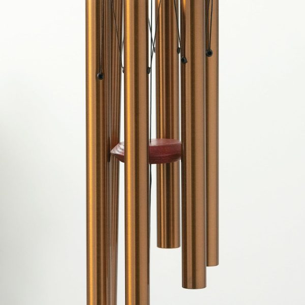 producer to buyer woodstock wind chimes of pluto wind chimes for outside, 27" bronze small light sound wind chime decor for outdoor garden, patio, porch, encore collection discounted pricing