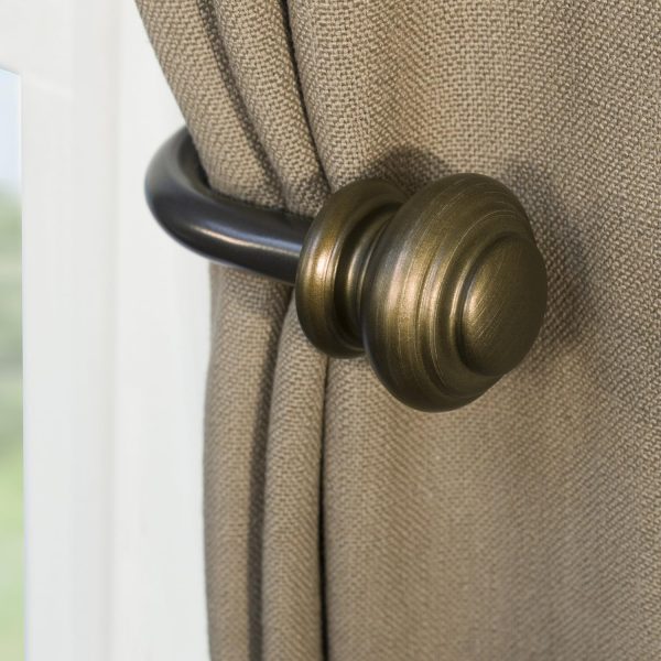 bulk purchase beme international urn holdback pair, 5.5 x 1.5 x 4 inches, brown factory discount