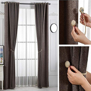 bulk purchase window curtain tiebacks clips vs strong magnetic tie band home office decorative drapes weave holdbacks holders european style 1 pair factory discount