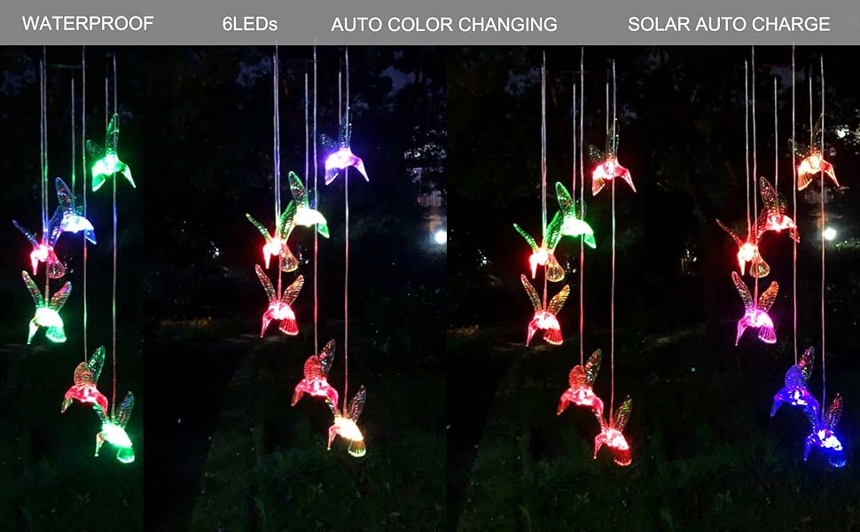 producer to buyer hummingbird solar chimes,unique birthday gifts for women/mom/grandma,best idears grardening discounted pricing