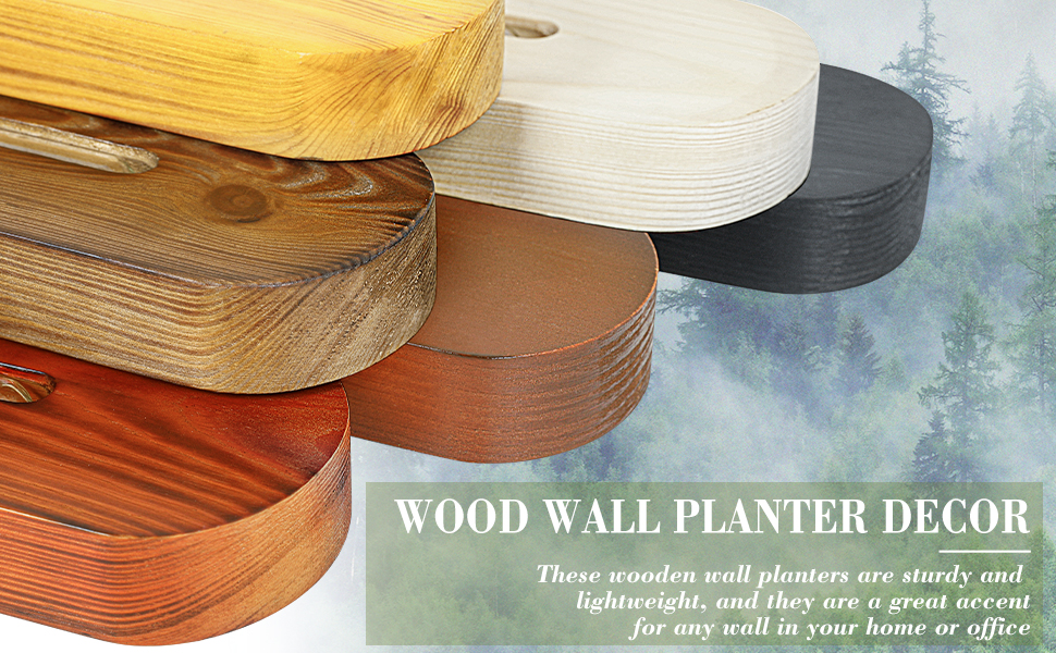 bulk purchase 6 pack wall planters for indoor plants, wooden hanging planter, propagation station, wooden pocket vase, wood wall decor for living room bedroom bathroom trade price