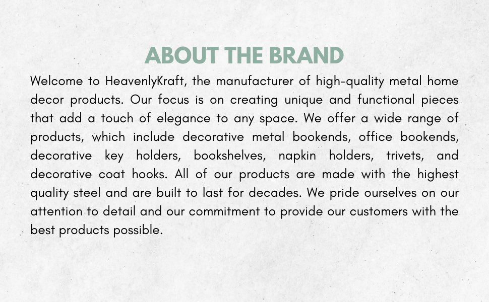 supplier direct decorative bookends for shelves, heavy metal bookends, unique bookends, non skid book ends, book stopper for home/office decor/shelves, 7 x 5.51 x 4 in/piece (with quote on product) wholesale prices