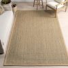 manufacturer direct nuloom elijah farmhouse seagrass area rug, 6' x 9', beige trade price