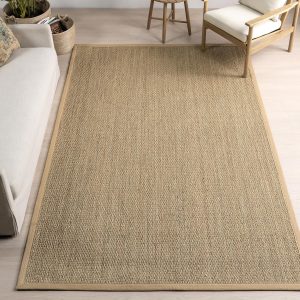 manufacturer direct nuloom elijah farmhouse seagrass area rug, 6' x 9', beige trade price
