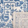 manufacturer direct safavieh brentwood collection area rug - 8' x 10', navy & light grey, medallion distressed design, non-shedding & easy care, ideal for high traffic areas in living room, bedroom (bnt832m) trade price