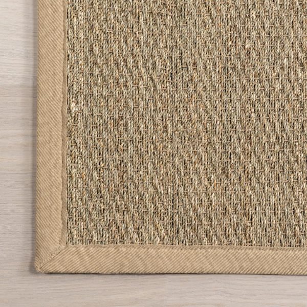 manufacturer direct nuloom elijah farmhouse seagrass area rug, 6' x 9', beige trade price