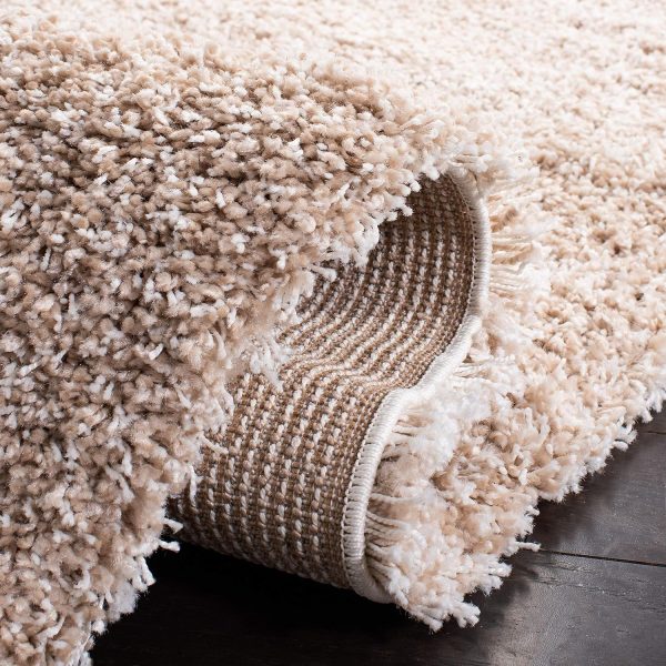 global sourcing safavieh california shag collection area rug - 8' x 10', beige, non-shedding & easy care, 2-inch thick ideal for high traffic areas in living room, bedroom (sg151-1313) oem/odm services