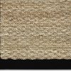 manufacturer direct chesapeake seagrass area rug with black border (5'x7') trade price
