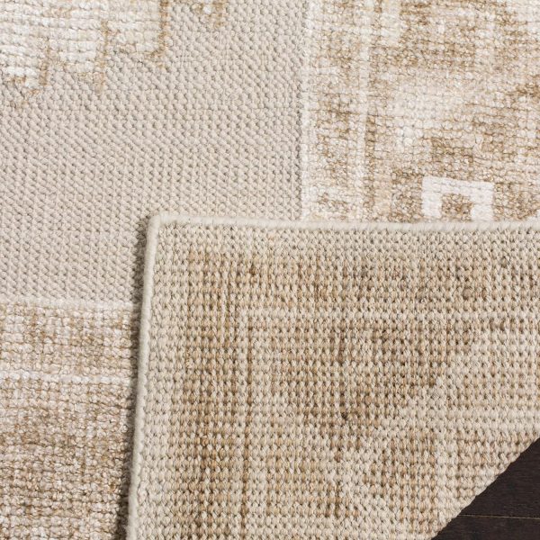 manufacturer direct safavieh paseo collection area rug - 9' x 12', beige, hand-knotted bamboo silk, non-shedding & easy care, ideal for high traffic areas in living room, bedroom (pso514a) trade price