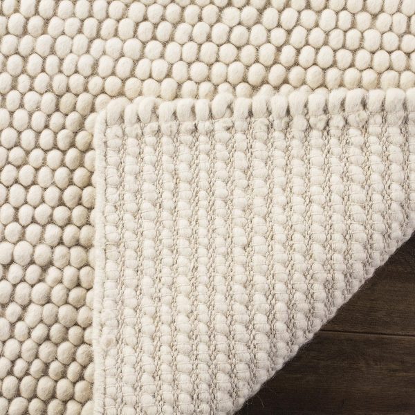 global sourcing safavieh natura collection area rug - 9' x 12', ivory, handmade wool, ideal for high traffic areas in living room, bedroom (nat620a) oem/odm services