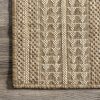 manufacturer direct nuloom 4x6 outdoor/indoor ranya tribal area rug, light brown, geometric design, stain resistant, highly durable, for patio, balcony, bedroom, dining room, living room, bathroom trade price