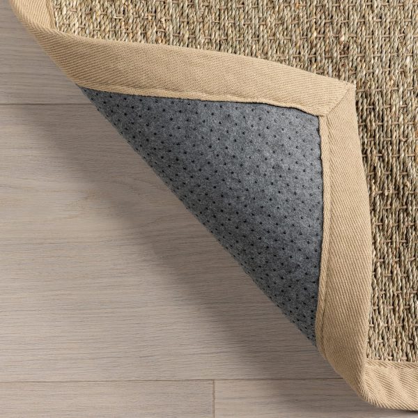 manufacturer direct nuloom elijah farmhouse seagrass area rug, 6' x 9', beige trade price