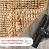 manufacturer direct nuloom ashli solid farmhouse jute accent rug, 2x3, natural trade price