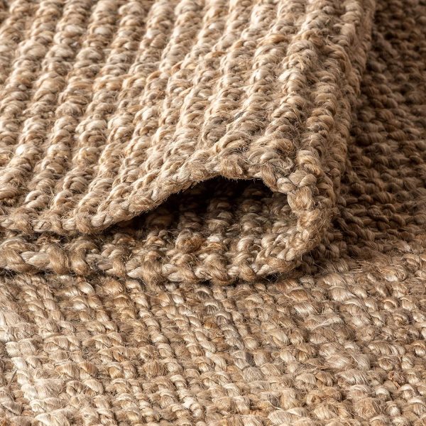 manufacturer direct jonathan y nrf102a-3 pata hand woven chunky jute indoor area -rug bohemian farmhouse easy -cleaning bedroom kitchen living room non shedding, 3 ft x 5 ft, natural color trade price