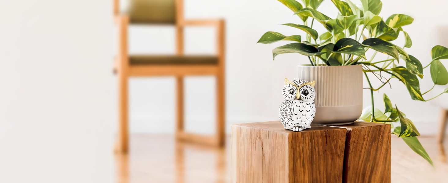 dropship from factory owl statue for home decor accents,owl decor for bookshelf bedroom living room office table desk mantle tv stand boho decoration,modern shelf decor accents animal sculptures for birds lovers,owls gift mass production supply