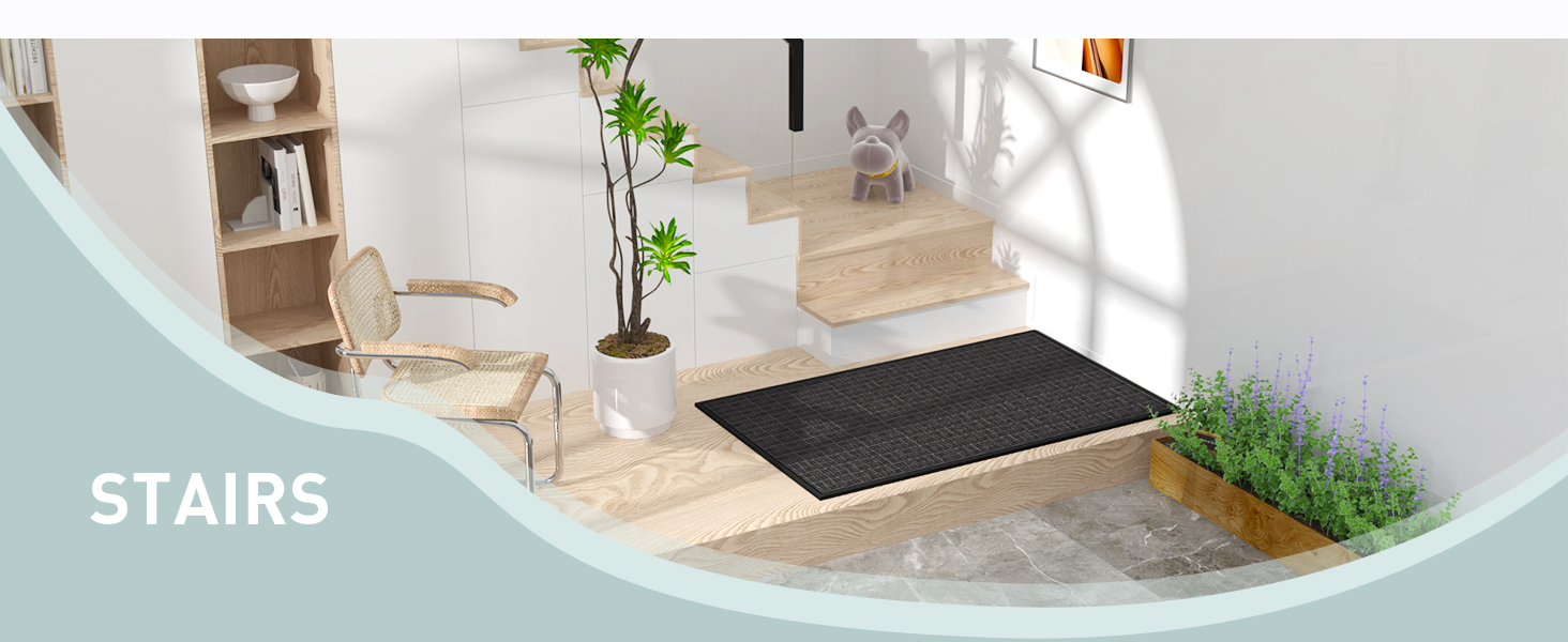 global sourcing mibao front door mat, heavy duty durable welcome mat for outdoor indoor, dirt trapper waterproof super absorbent door mat for entryway outside patio porch, 29.5