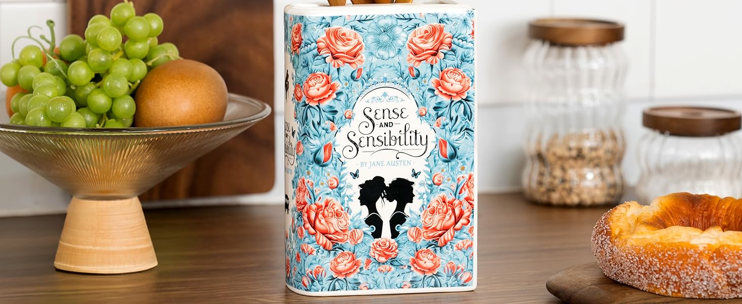 oem/odm services book shaped decorative vase ceramic vases for home decor vase for book lovers (sense & sensibility) affordable bulk deals