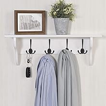competitive pricing wall mounted coat hooks 5 pack heavy duty black hardware robe hooks decorative for single hanging coats towel cubicle classroom kitchen bath backpack hat hook one-stop wholesale