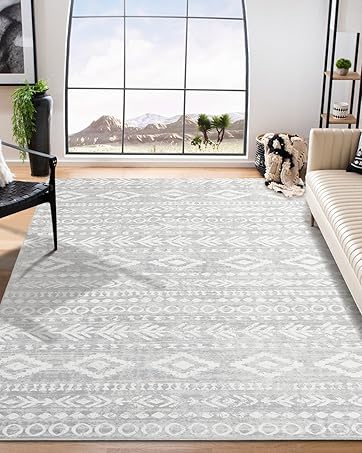 global sourcing lahome boho moroccan throw rug,washable black white 2x3 entryway rug non slip,low-pile soft bath mat rustic tribal kitchen farmhouse rugs for entry front door (2x3ft) oem/odm services