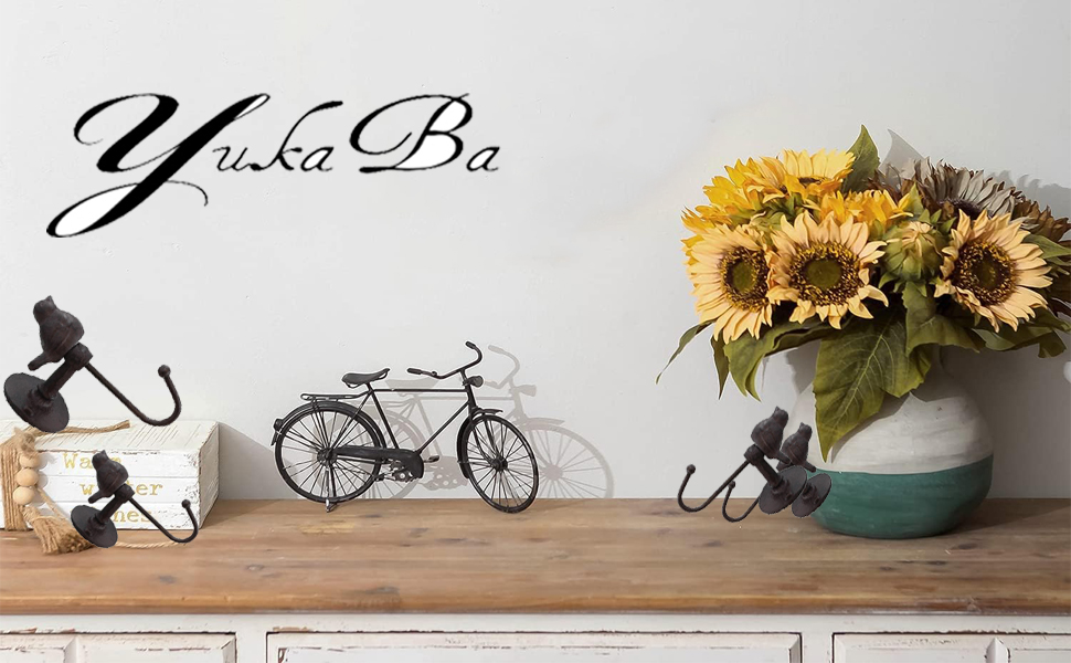 competitive pricing yukaba 520013 songbird wall hook, brownish black (bird-1pack) one-stop wholesale