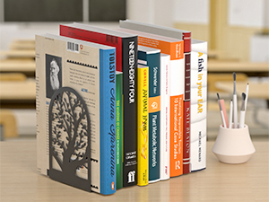 supplier direct vfine bookends 1 pair, black metal book ends, bookends for shelves, unique decorative tree book ends for shelves, book ends to hold books, book stopper, bookend for home office (style b) wholesale prices