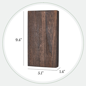 bulk purchase dahey 2 pack wood wall planter vase with artificial eucalyptus farmhouse wall hanging decor pocket planter for indoor fake plants greenery flowers, livingroom bedroom kitchen home office decoration trade price