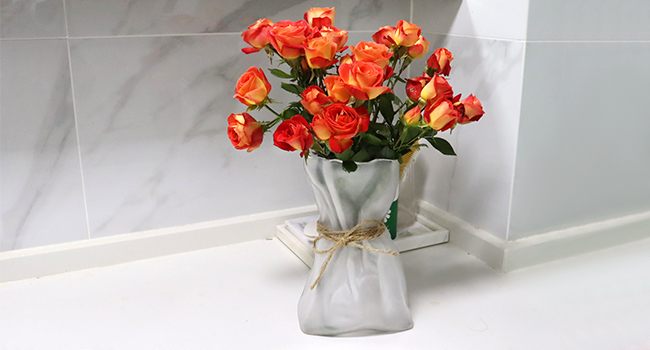 oem/odm services kaitnax glass vase irregular shaped flower vase art decorative flower vase for wedding, dinning, bookshelf, home decoration or gift white affordable bulk deals