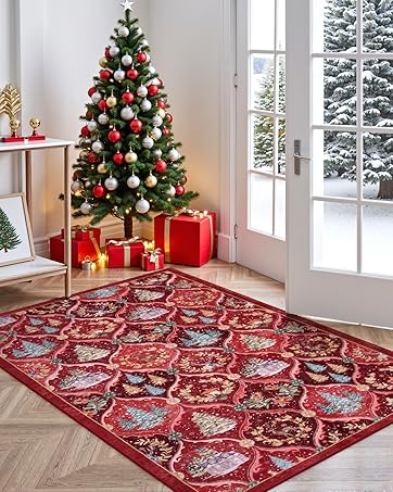 global sourcing lahome moroccan trellis area rug, 2x3 entry rug non-slip washable indoor door mat, small oriental accent throw rug for bedroom kitchen entryway bathroom (cream, 2x3ft) oem/odm services