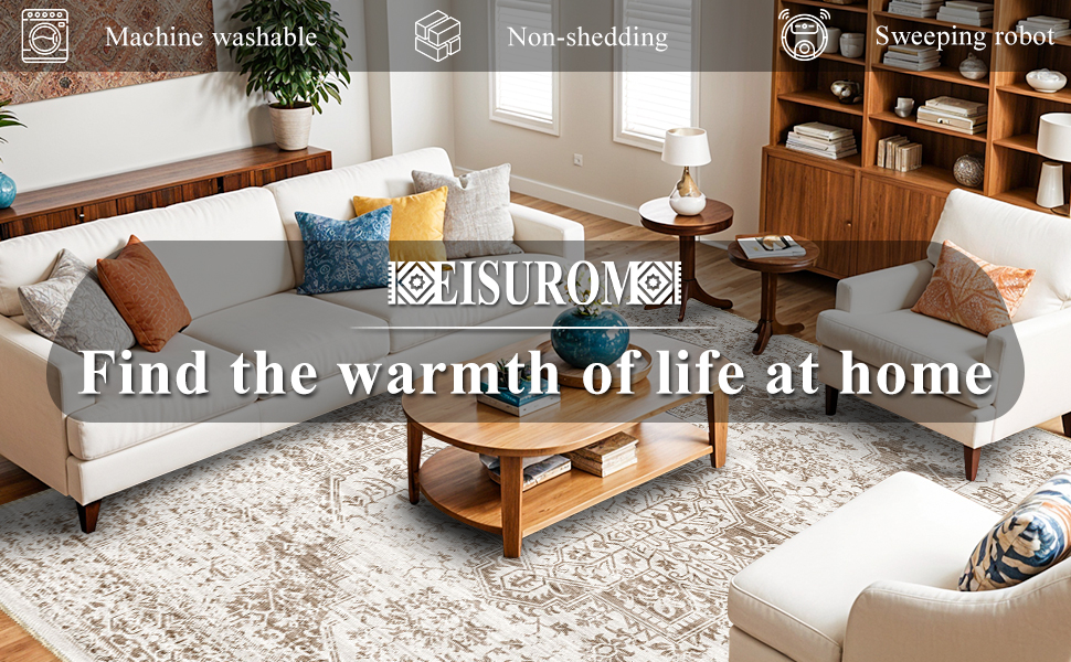 global sourcing washable 2x3 entryway mat - small indoor area rug for entrance with vintage non-slip low-pile traditional medallion indoor rug with stain resistant accent distressed carpet thin rug (bridge) oem/odm services