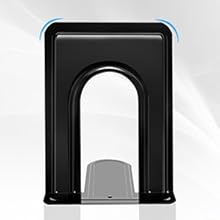 supplier direct happyhapi book ends, bookends, metal bookend for shelves, non-skid book end to hold books, black book stopper/holder for office home kitchen, 5.7x 4.9 x 6.5 in, 3 pair(6 pcs, large) wholesale prices