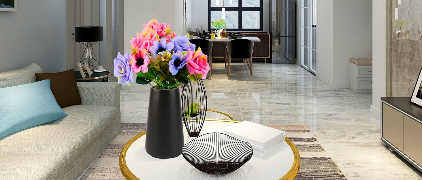 oem/odm services simple vase for flowers plants, matte vases for modern table shelf home decor wedding boho decor, 6