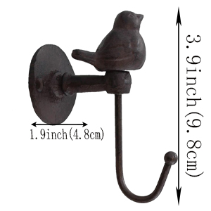 competitive pricing yukaba 520013 songbird wall hook, brownish black (bird-1pack) one-stop wholesale