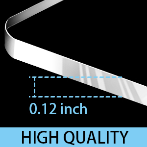 supplier direct happyhapi book ends, 8 pcs book ends acrylic bookends for shelves, clear book holder stand, non-skid decorative bookend, study book organizer for home library office, 5 x 5 x 7.3 inch wholesale prices