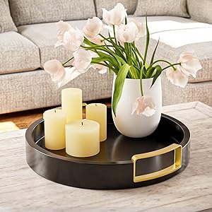 wholesale direct round decorative tray - 12