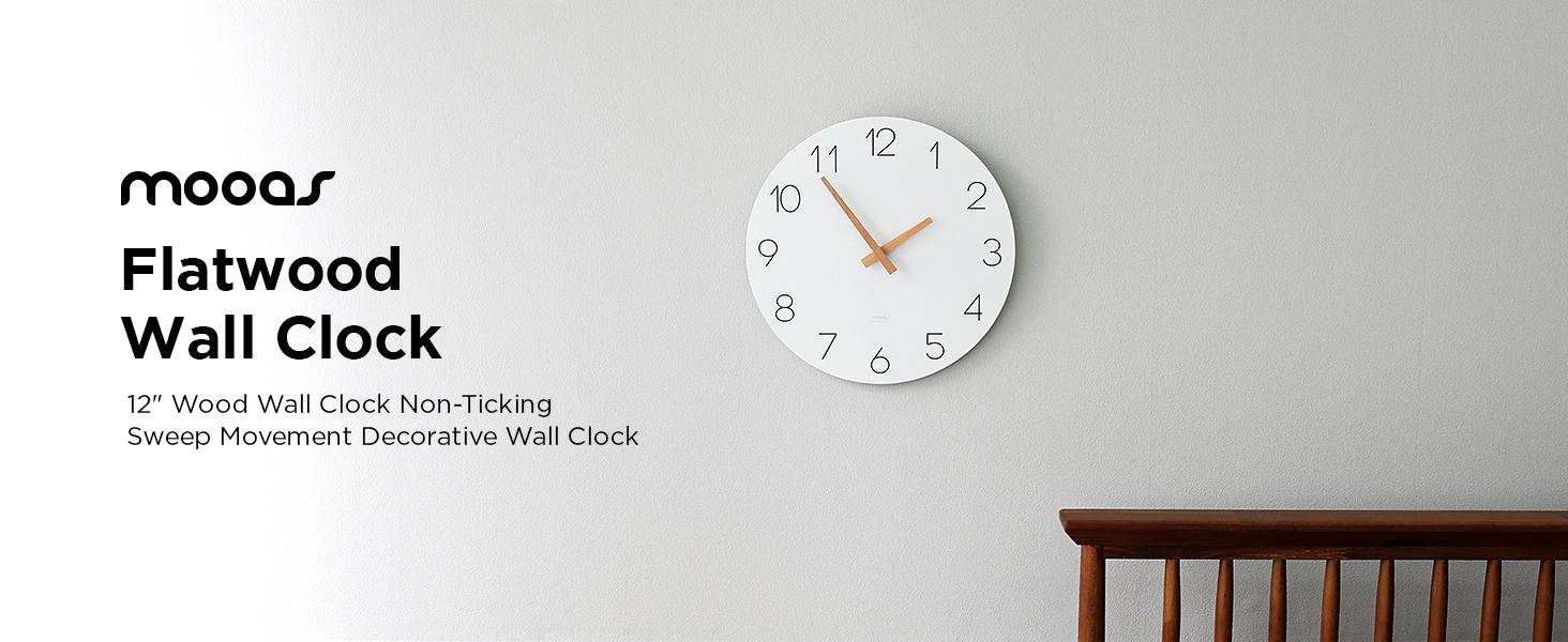 bulk purchase mooas flatwood wall clock,12