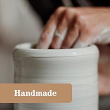 oem/odm services white ceramic vase for flowers, 8 inch flower vase modern white vase home decor, small vase, ribbed textured vase for pampas grass decorative vase, for farmhouse coffee table bookshelf home living affordable bulk deals