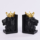 supplier direct book ends decorative, lion bookends for shelves, animal book stopper decorative, modern book ends for heavy books, lion figurines statues indoor, unique book lover gift(black lion) wholesale prices