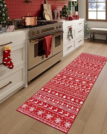 global sourcing lahome bohemian floral medallion area rug - 2x3 oriental distressed small bath rug country vintage doormat faux wool non-slip washable low-pile carpet for bathroom kitchen laundry room decor oem/odm services
