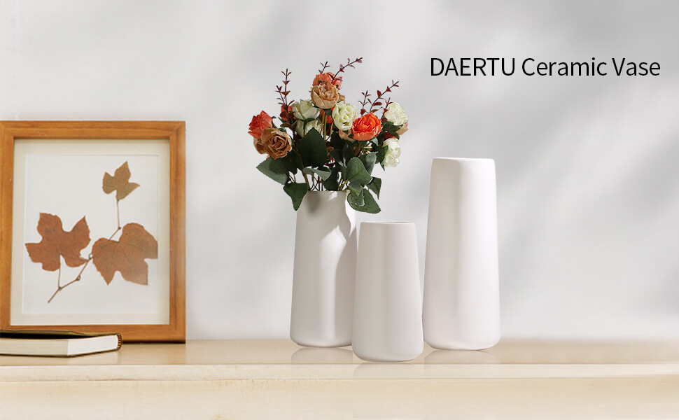 oem/odm services ceramic vases - nordic minimalism style decoration, elegant vase for mantel, table, living room decoration, white modern geometric decorative flowers vases for home decor affordable bulk deals