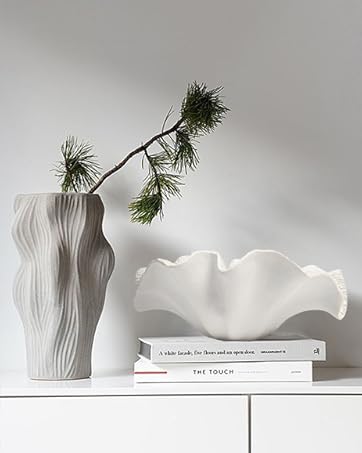 supplier direct heavy duty book ends for shelves, decorative book stopper for shelves, resin decor bookends for heavy books, modern home decor aesthetic book ends aesthetically pleasing layered arch design, set of 2 wholesale prices